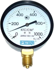 Манометр METER ДМ02-100 (не поставляем). Реализация складских остатков. Купить Манометр METER ДМ02-100 (не поставляем). Реализация складских остатков.