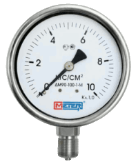 Манометр METER ДМ-90-1-63 (нержавеющая сталь, штуцер осевой). Не поставляем Купить Манометр METER ДМ-90-1-63 (нержавеющая сталь, штуцер осевой). Не поставляем