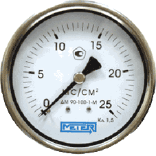 Манометр METER ДМ-90-1-100 (нержавеющая сталь, штуцер осевой). Не поставляем Купить Манометр METER ДМ-90-1-100 (нержавеющая сталь, штуцер осевой). Не поставляем